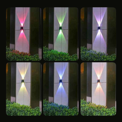 applique exterieur solaire Solardeco éclairage RGB