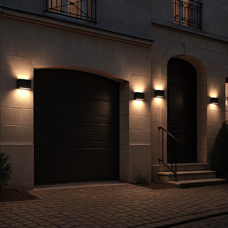 applique murale exterieur luminaled éclairant accès maison