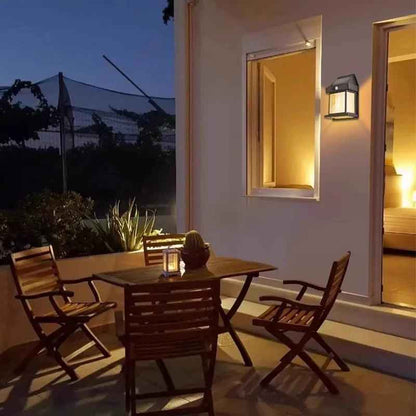 applique solaire exterieur lumasense éclairant terrasse