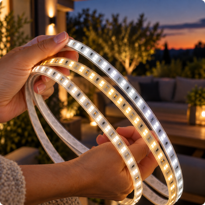 bande led exterieur Linéa disponible en trois températures de couleur