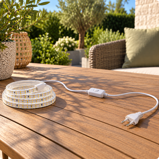 bande led exterieur Linéa éteinte