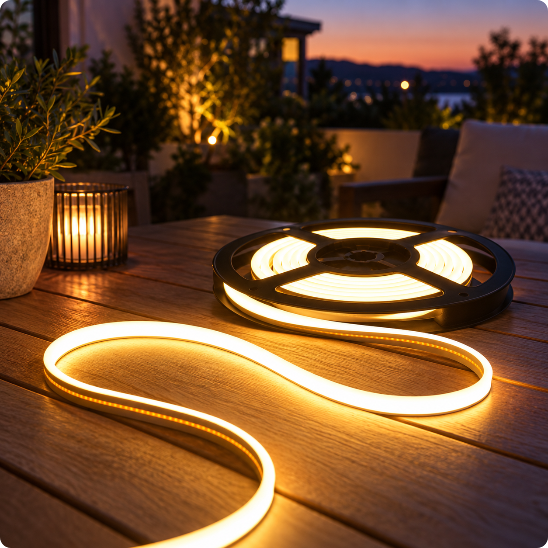 Bande led exterieur Néolia blanc chaud