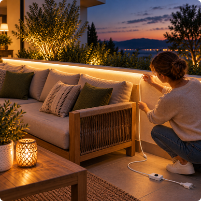 bande led pour exterieur Sillage facile à installer