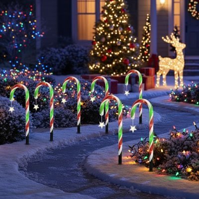 Décoration noël extérieur | Féerique - Jardin d'Illuminé