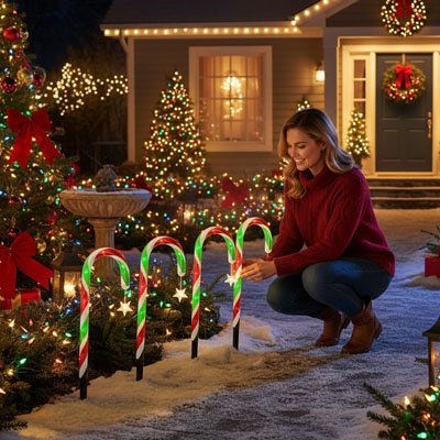 Décoration noël extérieur | Féerique - Jardin d'Illuminé