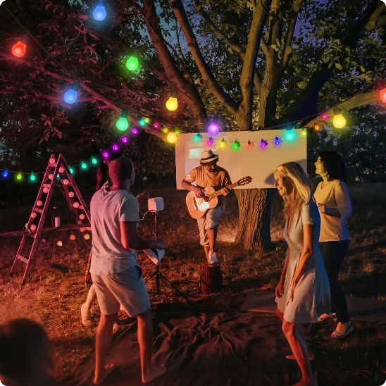 Guirlande extérieur Magic wifi s'éclairant avec la musique