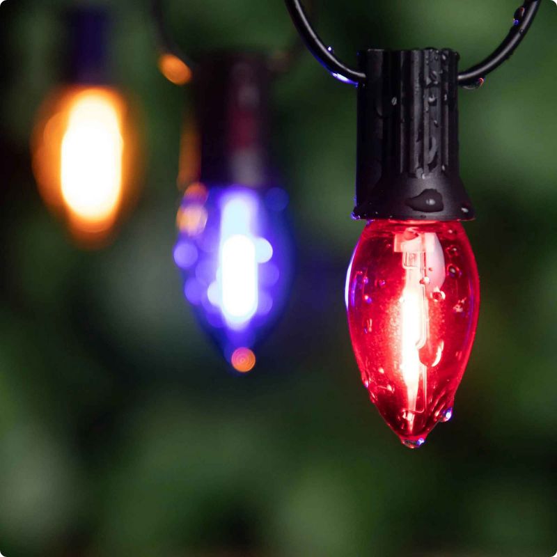 guirlande lumineuse extérieur Fiesta mouillée