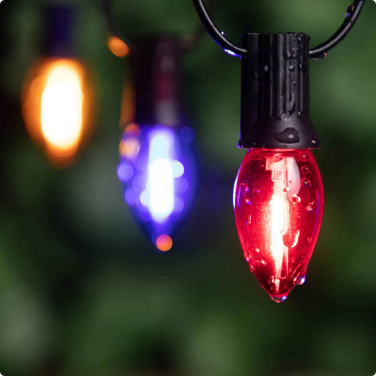 guirlande lumineuse extérieur Fiesta mouillée