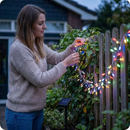 guirlande solaire de Noel magiclight multicolore résistant à la pluie
