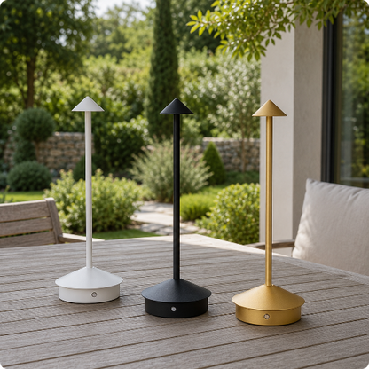 Lampe de table Lysia Touch disponibles dans 3 couleurs