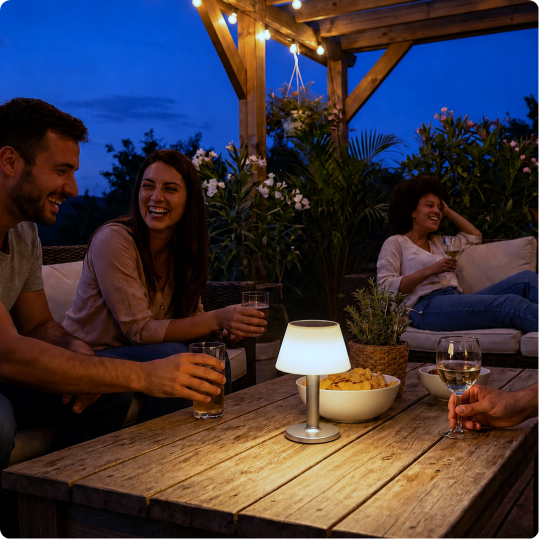 Lampe solaire de table | Tiréo