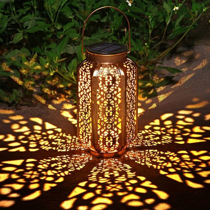 Lanterne Sahara créant des motifs lumineux