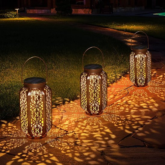 Lanterne Sahara posée sur le sol