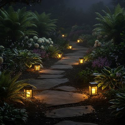 Lanterne solaire | Éco - Lumina - Jardin d'Illuminé