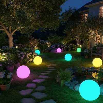 Lumiere solaire exterieur | Étanche & Puissante - Jardin d'Illuminé