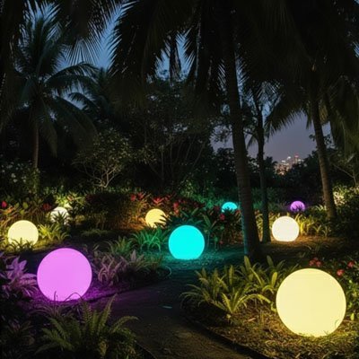 Lumiere solaire exterieur | Étanche & Puissante - Jardin d'Illuminé