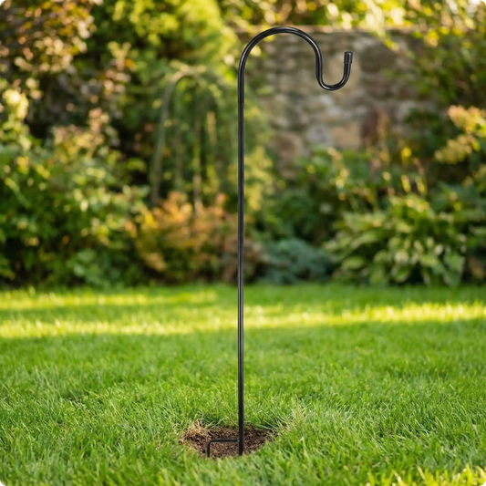 Piquet porte lanterne Crochet vu de près