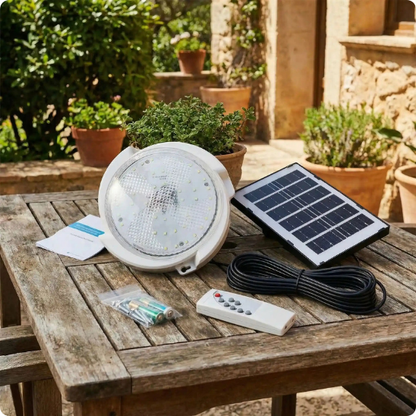 plafonnier extérieur Sun présenté en détail