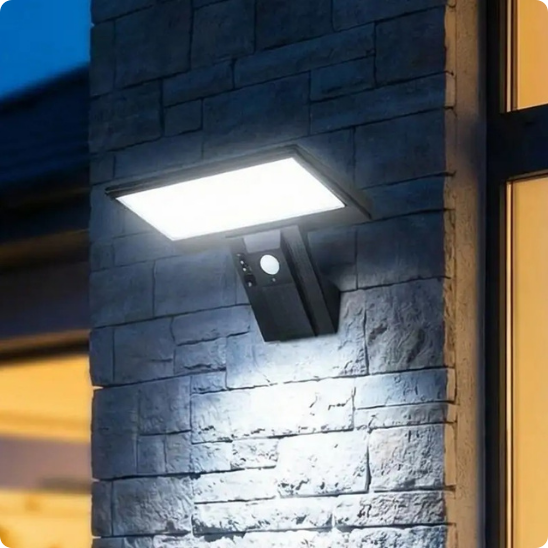 Projecteur led extérieur détecteur de mouvement Céléno blanc froid