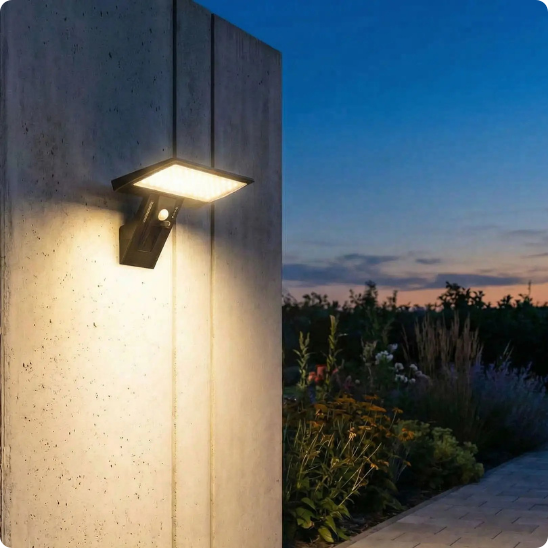 Projecteur led extérieur détecteur de mouvement Céléno blanc neutre