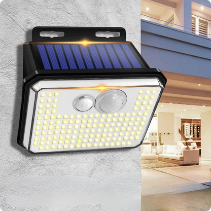 Projecteur solaire avec détecteur de mouvement FlashDetect vu de près