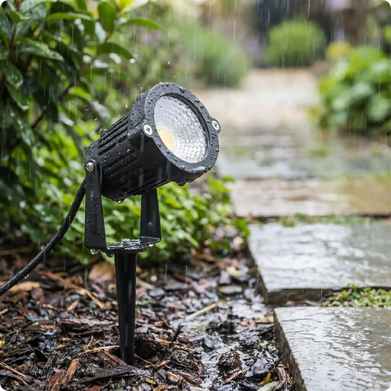 spot extérieur Mercure 12-24V résistant à la pluie